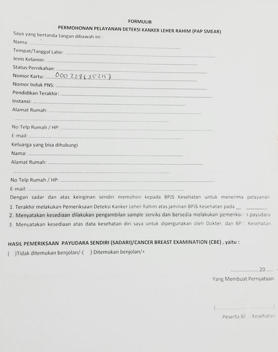 Tes Pap Smear GRATIS! Tidak Menakutkan, Ini Pengalaman Saya